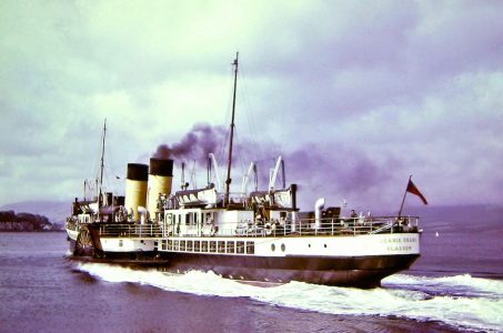 Jeanie Deans leaving Rothesay in 1958