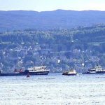 Glen Sannox and Queen of Scots at Rothesay (Alasdair Young)
