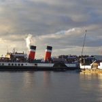 Sandwiched between Loch Shira and Isle of Cumbrae Waverley leaves largs at the end of her 2015 season - Roy Paterson