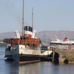 PS Waverley and Isle of Mull at Oban 1st May (Alistair Shaw)