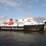 M.V. Isle of Arran arriving at Ardrossan (Allan Smith)