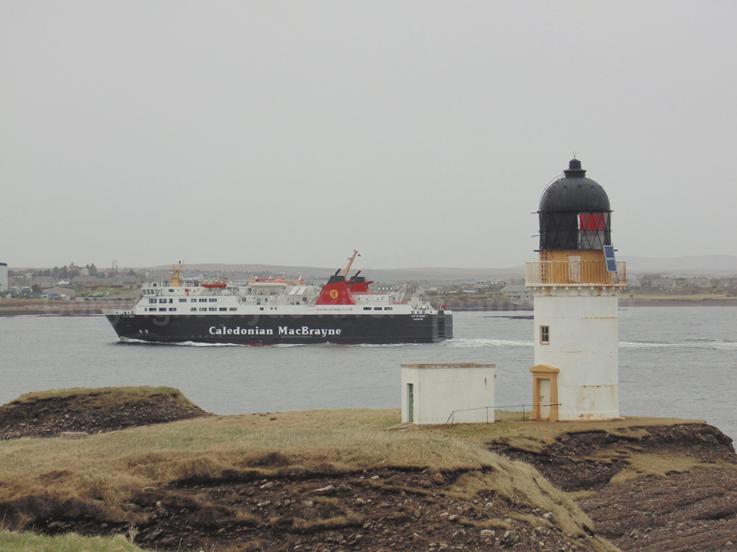 Isle of Lewis returns home 6 March 2014 (Mark Nicolson)