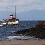 Waverley approaching Ayr Harbour (Jim McIntosh)