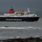 M.V. Caledonian Isles coming into Troon 21 January 2014 (Linda Raynor)