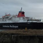 Caledonian isles manoeuvring in Troon harbour (Linda Raynor)