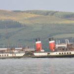 Waverley approaching Rothesay 26 August 2015 (Tom Dunlop)