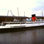 Queen Mary ll at Mavisbank Quay 1975 (Tom Dunlop)
