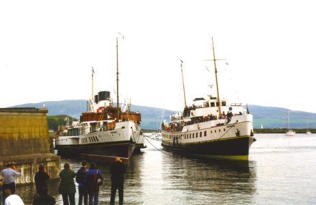 Waverley and Balmoral at Millport 16 May 1999