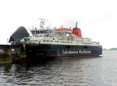 Caledonian Isles at Ardrossan 'Irish berth' 14 August 2016 (Roy Paterson)