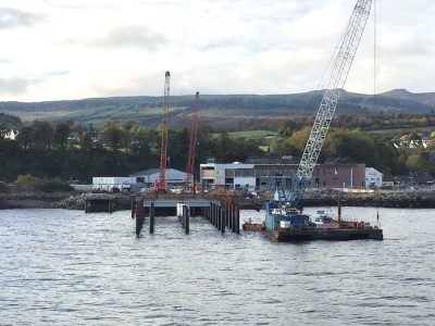 Brodick harbour development October 2016