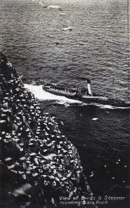 Steering clear: a decade after her encounter with the rocks off south-west Arran, Redgauntlet was sold to the Forth, where she often gave cruises to the Bass Rock -- copyright photo CRSC Archive Collection